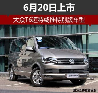 大眾T6邁特威推特別版車型 將于6月20日上市