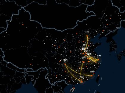 百度地圖春運預測