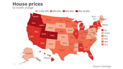 美國樓市火爆 這幾個地方漲的最兇