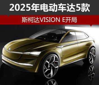 斯柯達VISION E打開局面 到2025年電動車達5款