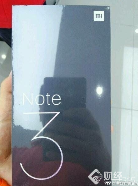 小米Note3包裝盒