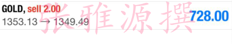 張雅源：4.19黃金1353之下直接空，黃金周四早間行情分析