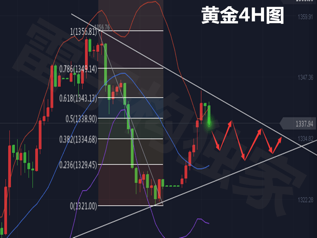 雷子構(gòu)：4.3黃金暴漲你意外嗎？早盤操作回落做多為主